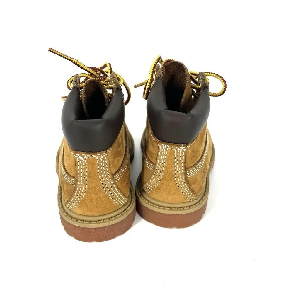 Timberland Boots Size 4.5 Toddler Classic Lifestyle Original Wheat Waterproof